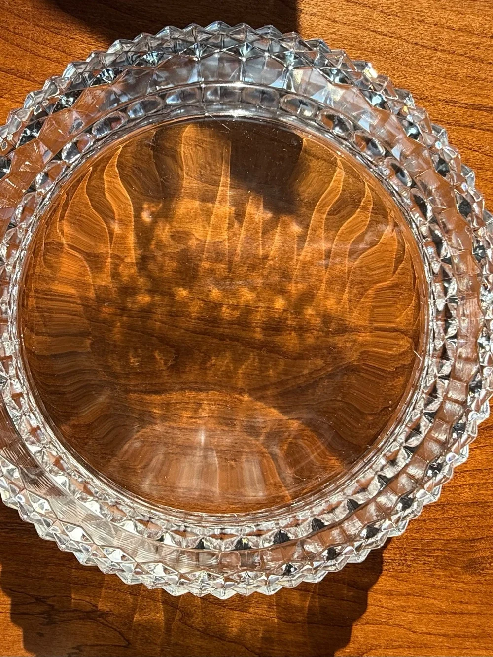 Vintage Cristal D'Arques Longchamp 24% Lead Crystal Serving Bowl
